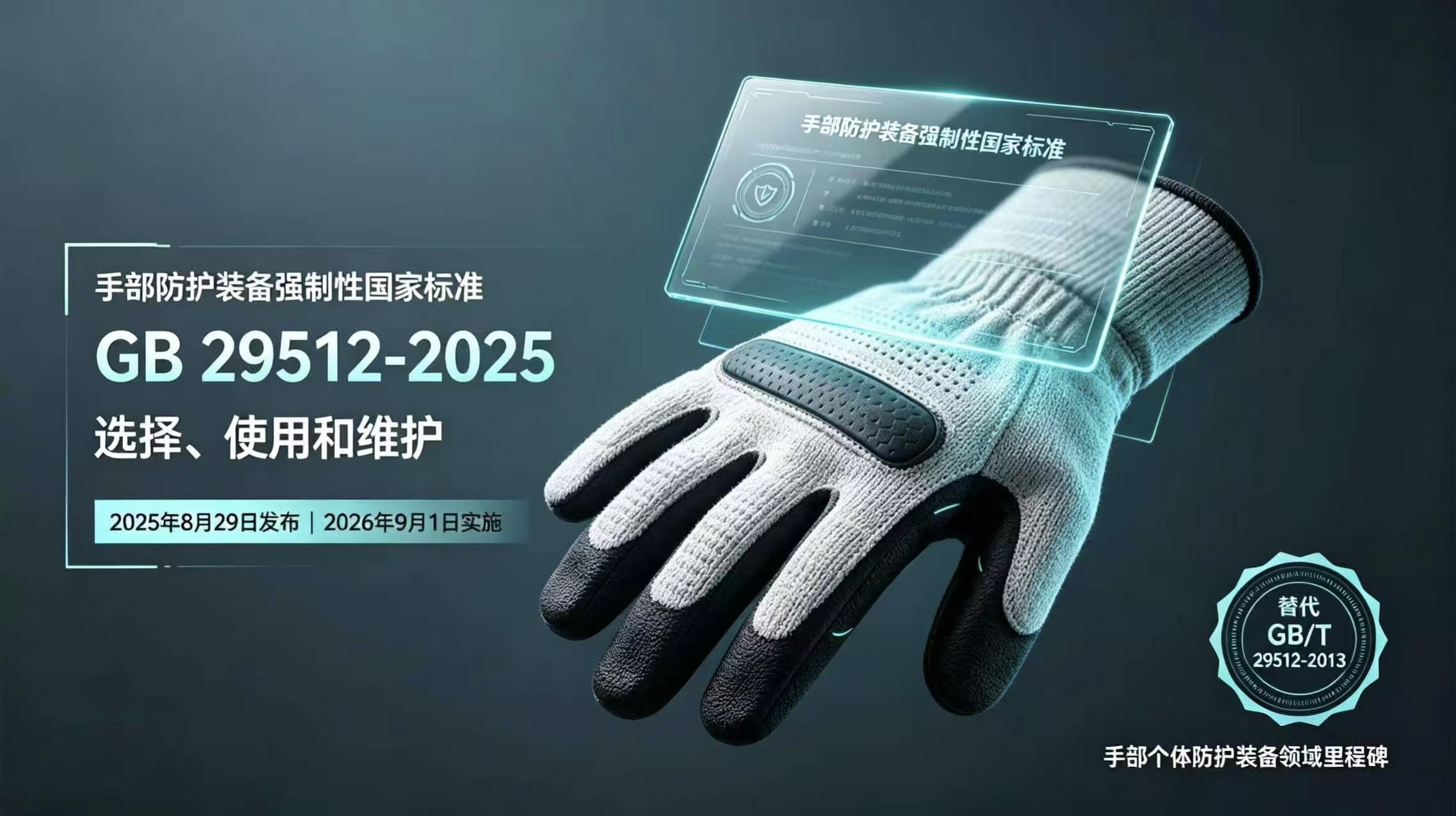 GB 29512‑2025 手部防护装备新国标深度分析：从推荐指南到强制落地的手部防护管理变革